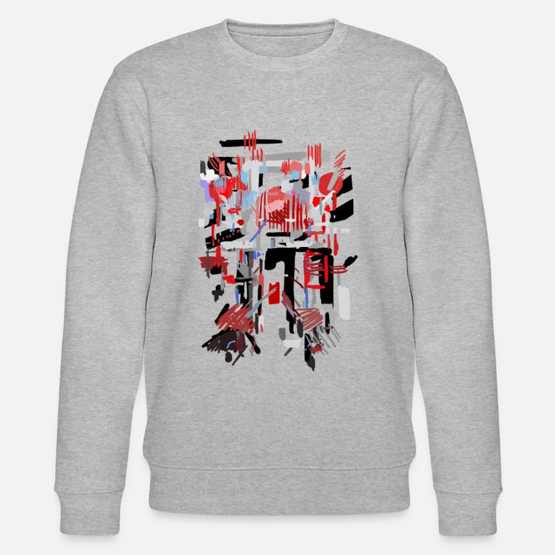 Architecture Pattern - Stanley/Stella CHANGER Unisex Organic Sweatshirt - heather grey