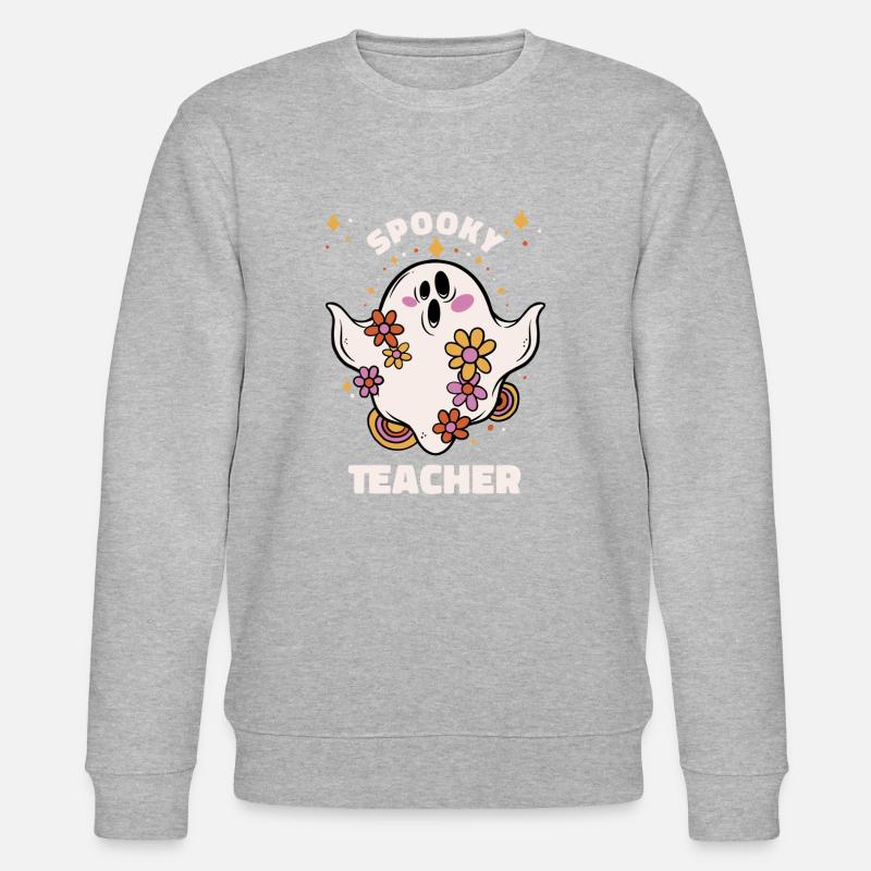 Professeur effrayant Lehrer Halloween - Sweat bio CHANGER Stanley/Stella Unisexe - gris chiné