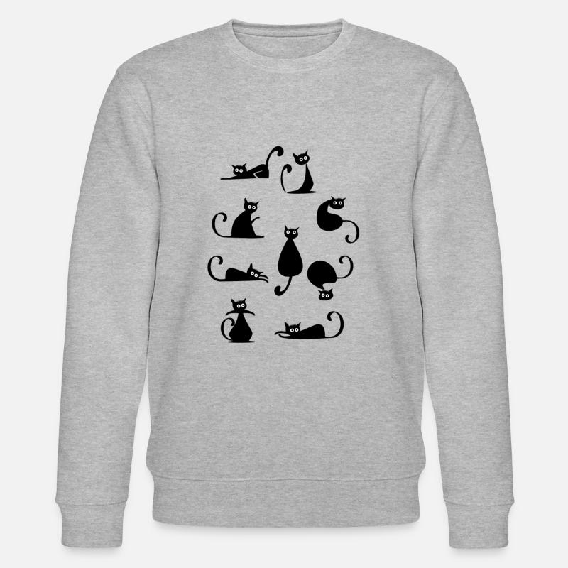 optique de chats différents - Sweat bio CHANGER Stanley/Stella Unisexe - gris chiné