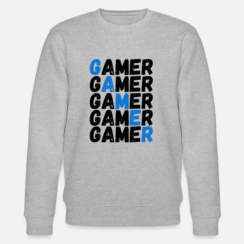Spieler - Stanley/Stella Unisex Bio-Sweatshirt CHANGER - Grau meliert