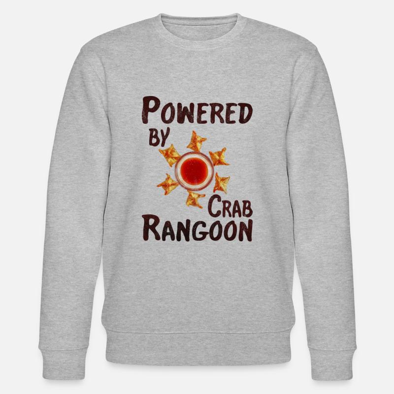 Powered by crab rangoon - Stanley/Stella Unisex Bio-Sweatshirt CHANGER - Grau meliert