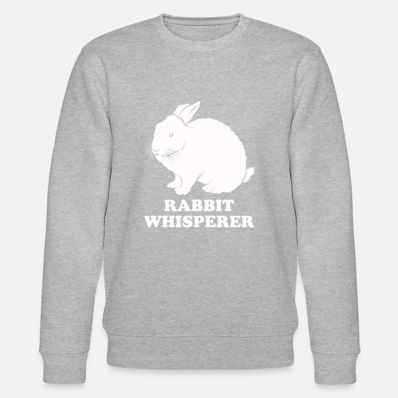 Chuchoteur de lapin - Sweat bio CHANGER Stanley/Stella Unisexe - gris chiné