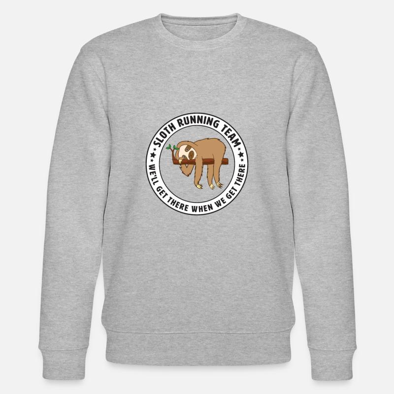 Running - Sloth Running Team - Sweat bio CHANGER Stanley/Stella Unisexe - gris chiné