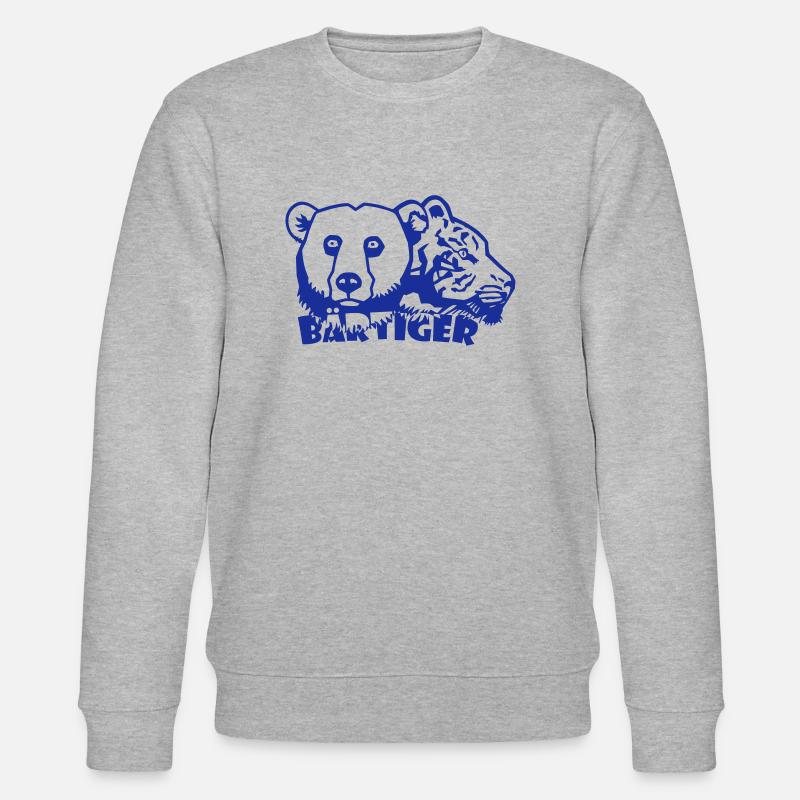 Bärtiger! - Stanley/Stella Unisex Bio-Sweatshirt CHANGER  - Grau meliert