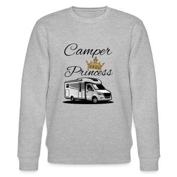 Camper Princesse-Camper Princesse - Sweat bio CHANGER Stanley/Stella Unisexe - gris chiné - Devant - Nik (191cm) & Marisol (170cm)
