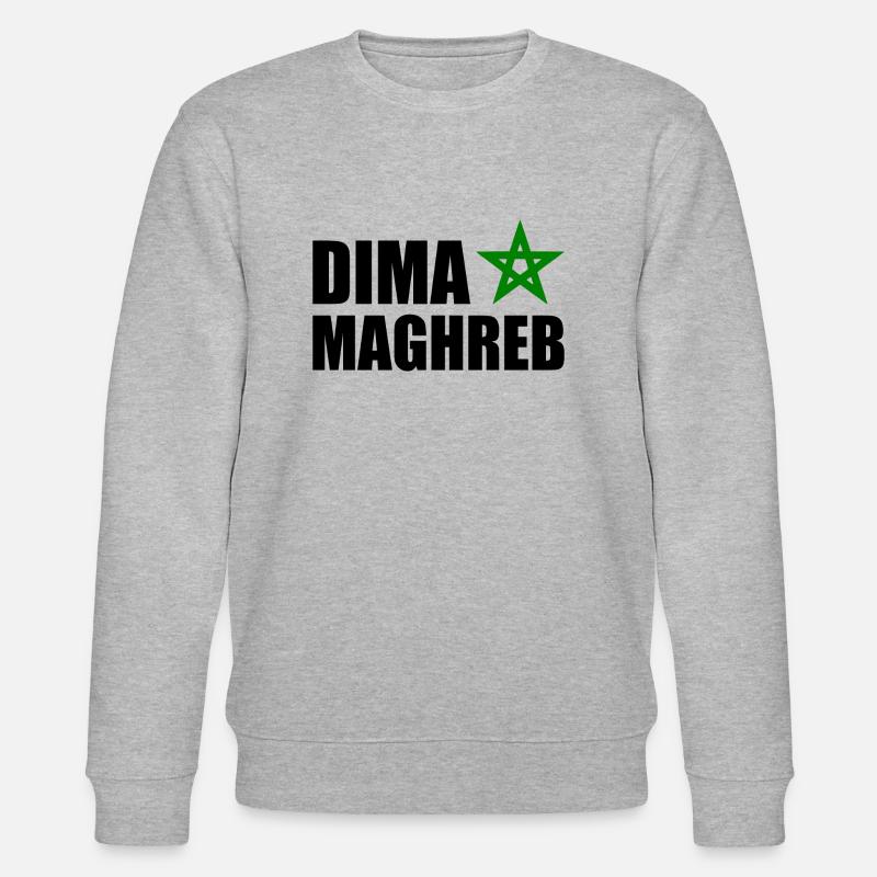 Dima maghreb - Marokko - Stanley/Stella Unisex Bio-Sweatshirt CHANGER  - Grau meliert