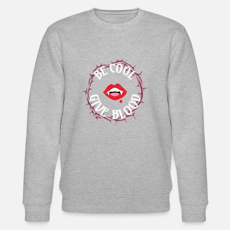 Be cool, give Blood! Gothic - Stanley/Stella Unisex Bio-Sweatshirt CHANGER  - undefined