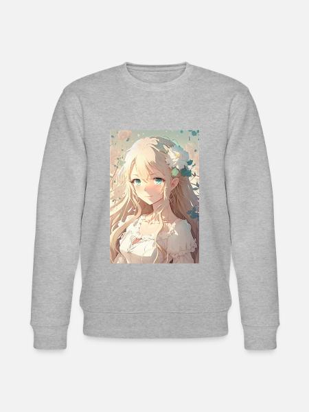 Anime Girl Anime Girl Waifu Otaku Beautiful - Sweat bio CHANGER Stanley/Stella Unisexe - gris chiné