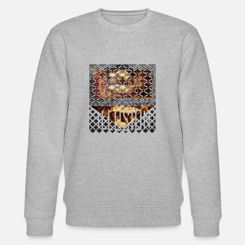ILLUSION - Stanley/Stella Unisex Bio-Sweatshirt CHANGER  - Grau meliert