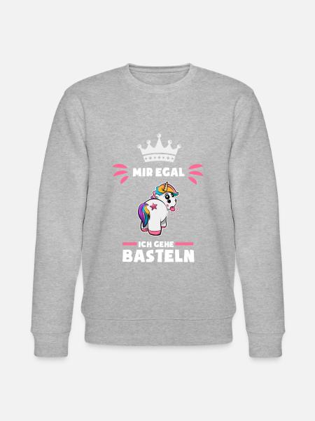 Einhorn Basteln Geschenk - Stanley/Stella Unisex Bio-Sweatshirt CHANGER -