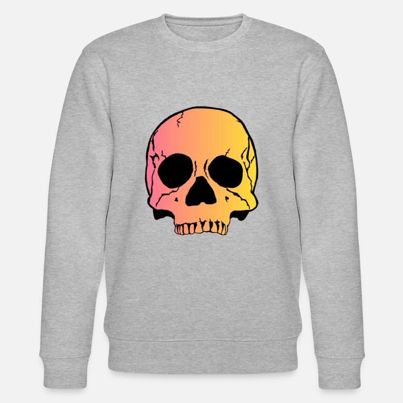 Skull 1 - Stanley/Stella Unisex Bio-Sweatshirt CHANGER  - Grau meliert
