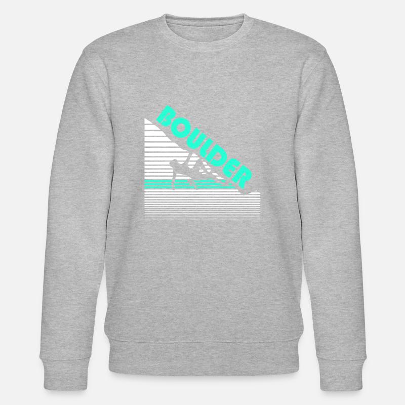 bouldern - Stanley/Stella Unisex Bio-Sweatshirt CHANGER  - Grau meliert
