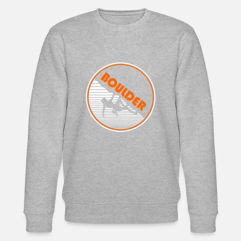 bouldern - Stanley/Stella Unisex Bio-Sweatshirt CHANGER  - Grau meliert
