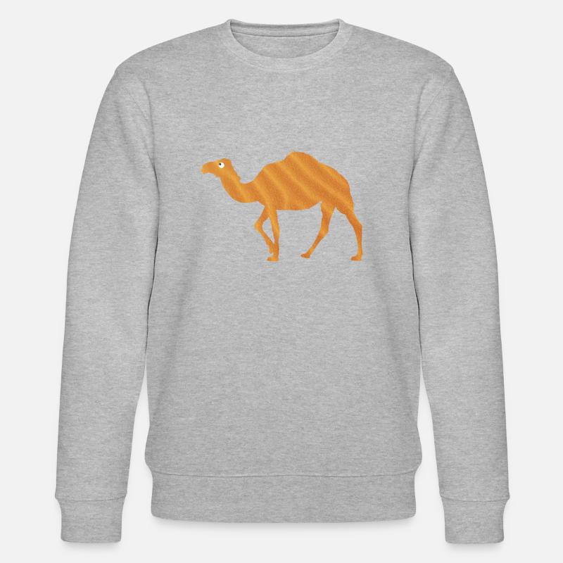 Dromedar Wüste - Stanley/Stella Unisex Bio-Sweatshirt CHANGER  - Grau meliert