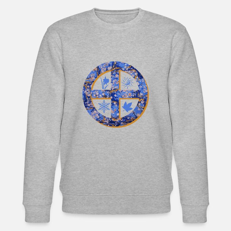 soleil croix e 112 - Sweat bio CHANGER Stanley/Stella Unisexe - gris chiné