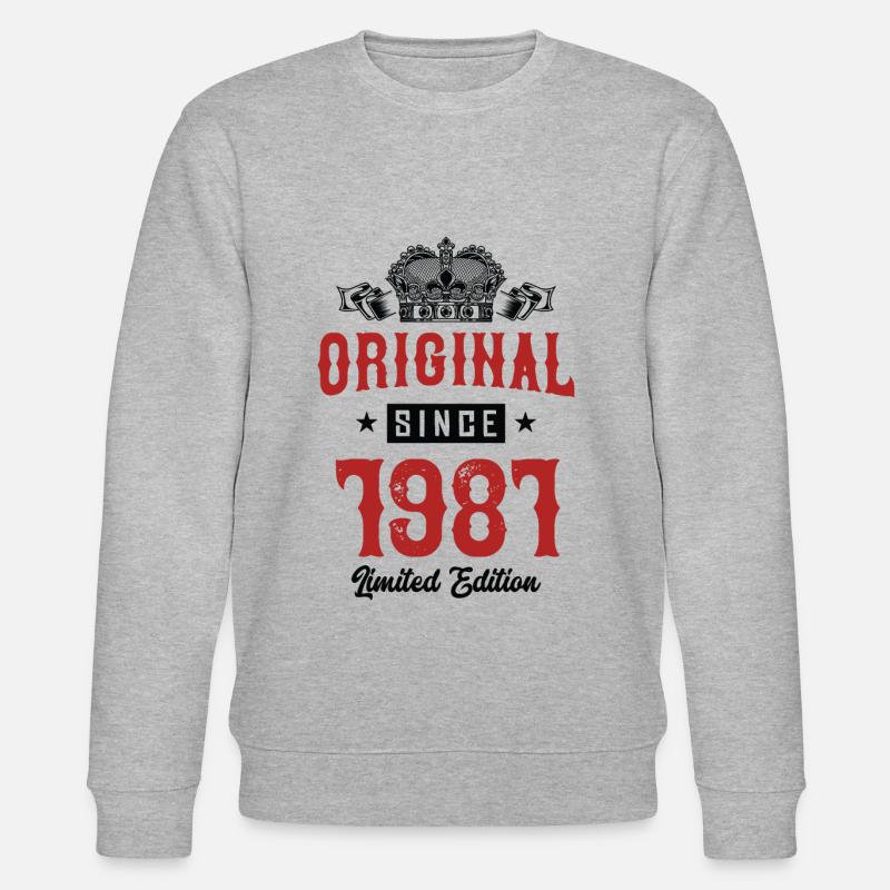 1981 limited edition - Stanley/Stella Unisex Bio-Sweatshirt CHANGER  - Grau meliert