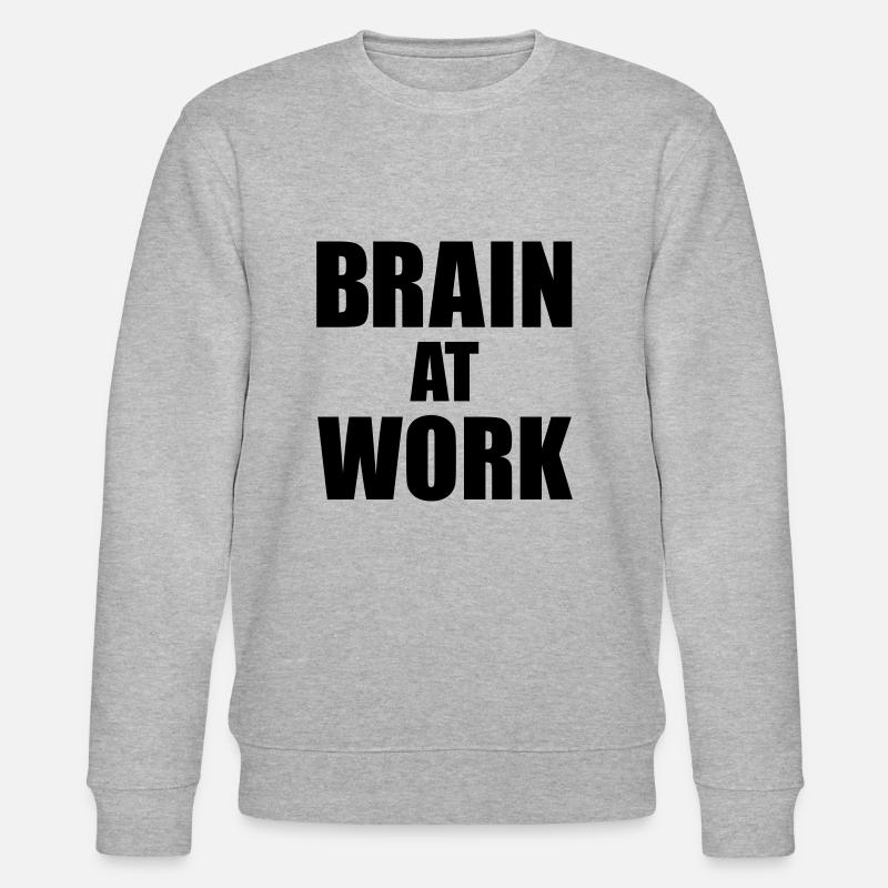 Brain at work - Sweat bio CHANGER Stanley/Stella Unisexe - gris chiné