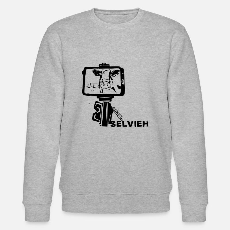 Selvieh - Stanley/Stella Unisex Bio-Sweatshirt CHANGER  - Grau meliert