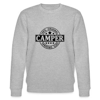 Camper - Stanley/Stella Unisex Bio-Sweatshirt CHANGER  - Grau meliert - Vorne - Nik (191cm) & Marisol (170cm)