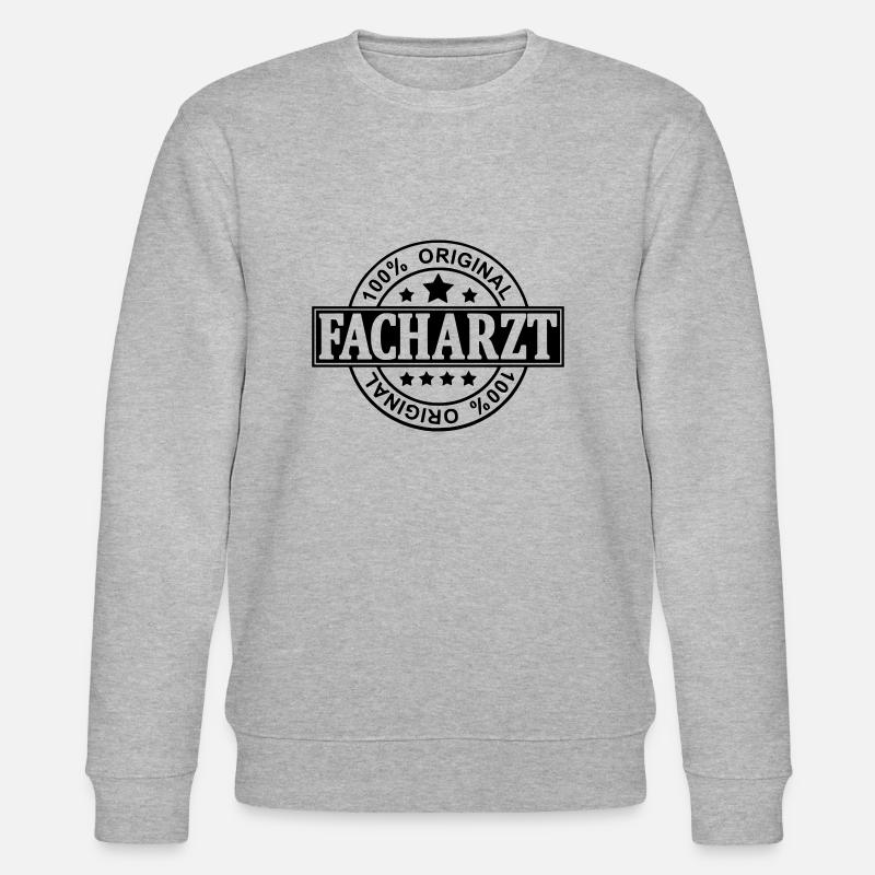Facharzt - Stanley/Stella Unisex Bio-Sweatshirt CHANGER  - Grau meliert