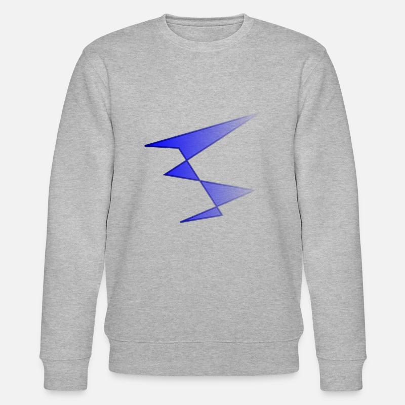 Blaue Kunst - Stanley/Stella Unisex Bio-Sweatshirt CHANGER  - Grau meliert