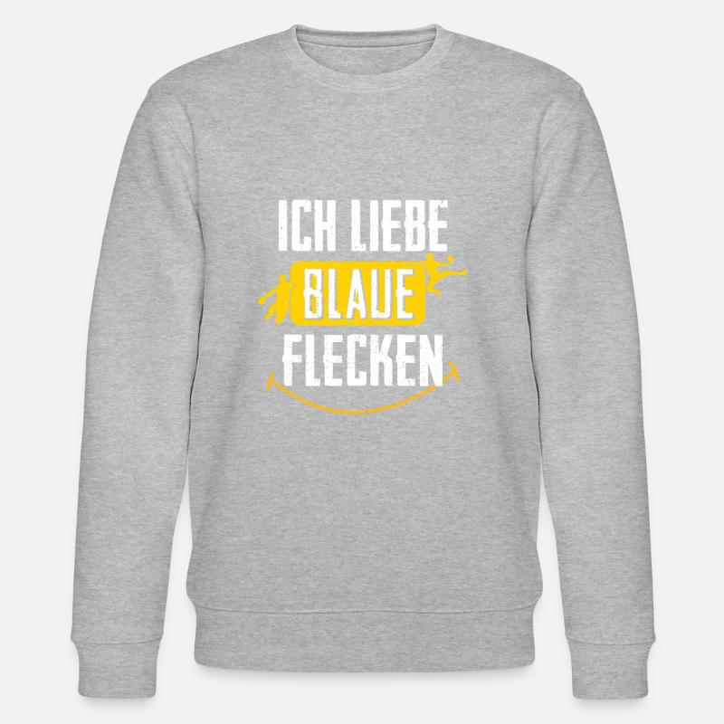 Handball Blaue Flecken - Stanley/Stella Unisex Bio-Sweatshirt CHANGER  - Grau meliert