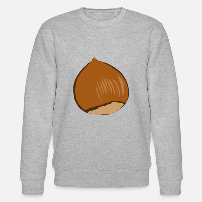 Haselnuss - Stanley/Stella Unisex Bio-Sweatshirt CHANGER  - Grau meliert