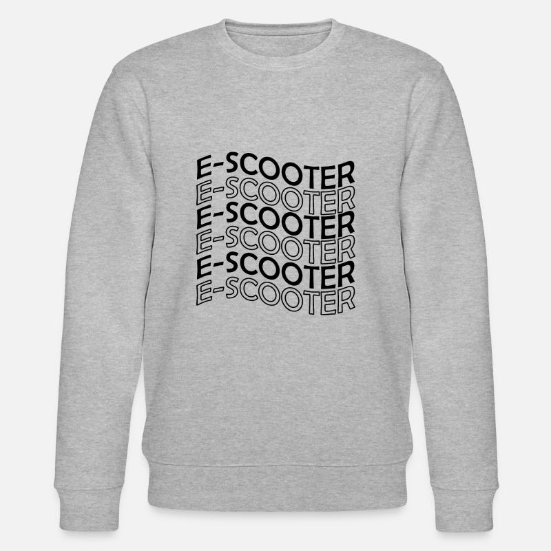 E-Scooter E-Roller Scooter - Stanley/Stella Unisex Bio-Sweatshirt CHANGER  - Grau meliert