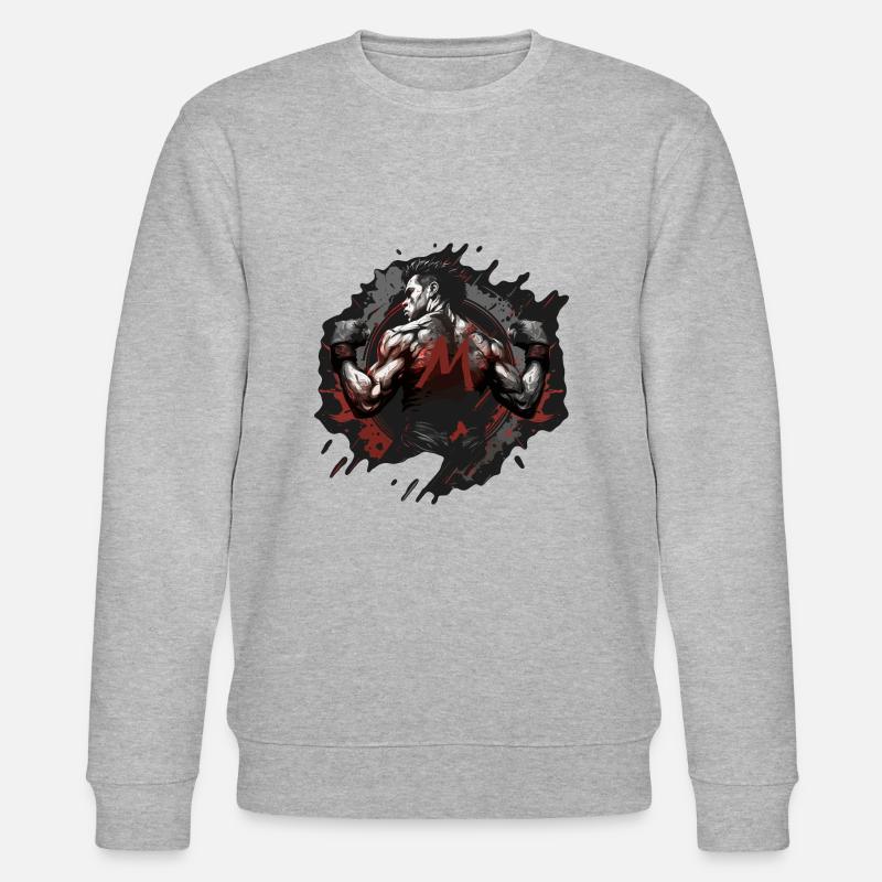 MMA - Stanley/Stella Unisex Bio-Sweatshirt CHANGER  - Grau meliert
