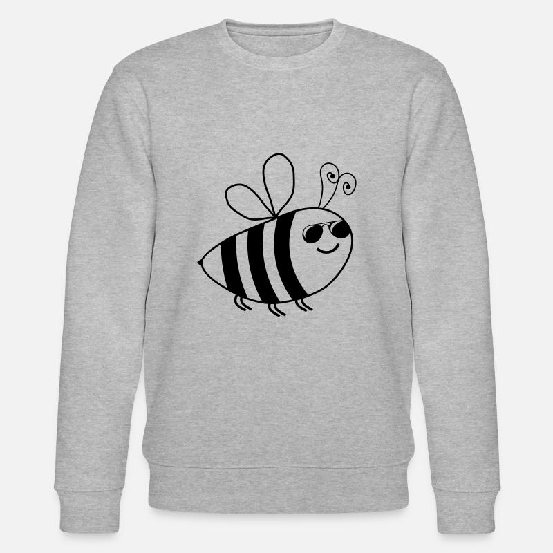bee - Stanley/Stella Unisex Bio-Sweatshirt CHANGER  - Grau meliert