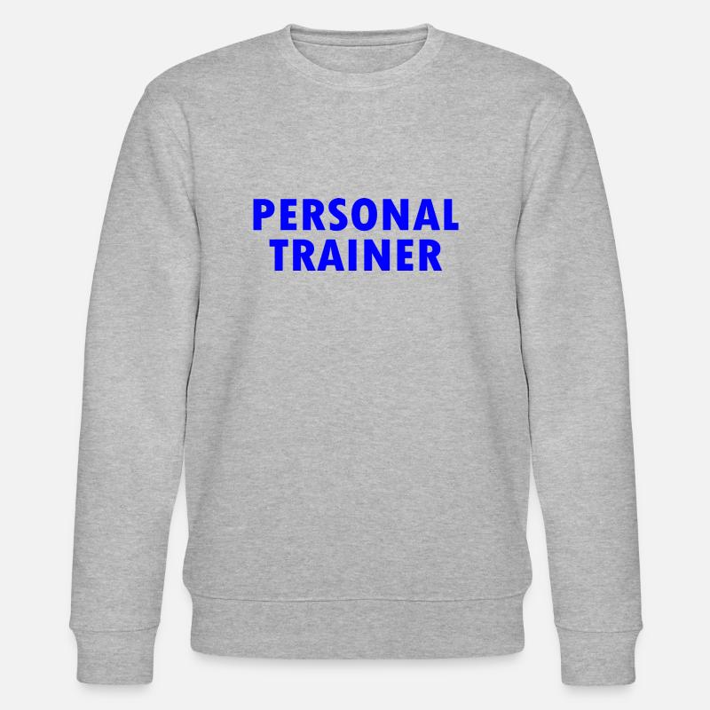 Personal trainer - Stanley/Stella Unisex Bio-Sweatshirt CHANGER  - Grau meliert