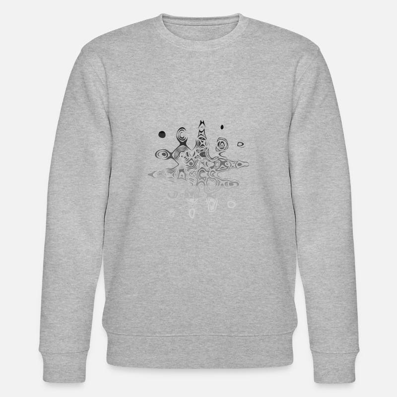 Abstract No. 52 - Stanley/Stella Unisex Bio-Sweatshirt CHANGER  - Grau meliert
