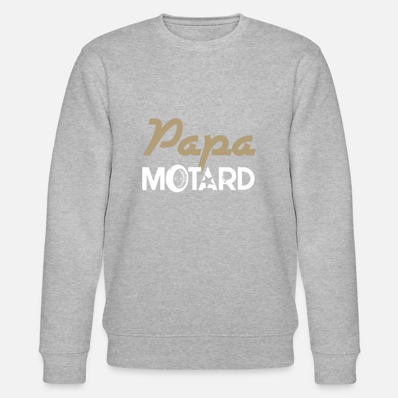 Papa Motorradfahrer - Stanley/Stella Unisex Bio-Sweatshirt CHANGER  - undefined