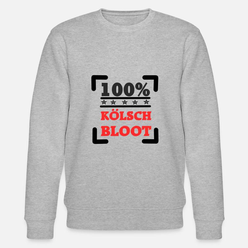 Cent pour cent Kölsch Bloot - Sweat bio CHANGER Stanley/Stella Unisexe - gris chiné
