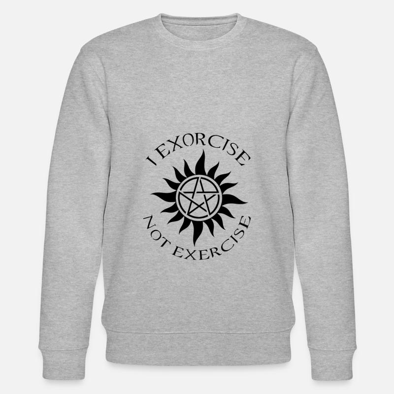 EXORCISE, GESCHENK - Stanley/Stella Unisex Bio-Sweatshirt CHANGER  - Grau meliert