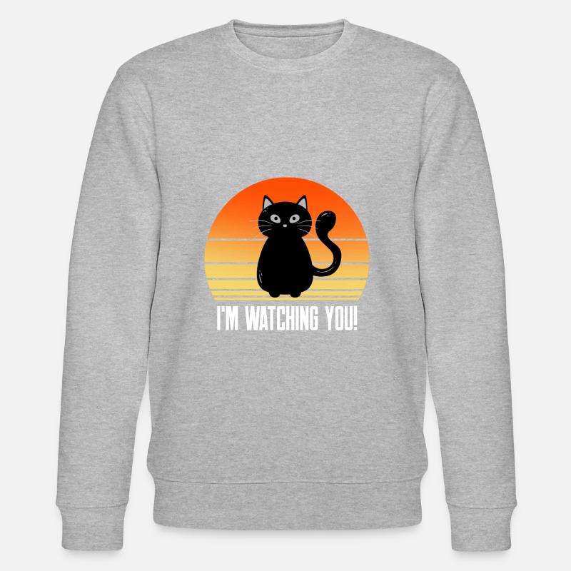 Je suis un chat noir - Sweat bio CHANGER Stanley/Stella Unisexe - gris chiné