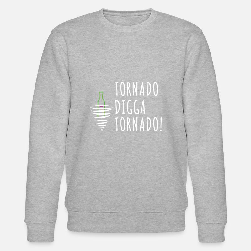 Tornado Digga Tornado - Stanley/Stella Unisex Bio-Sweatshirt CHANGER  - Grau meliert