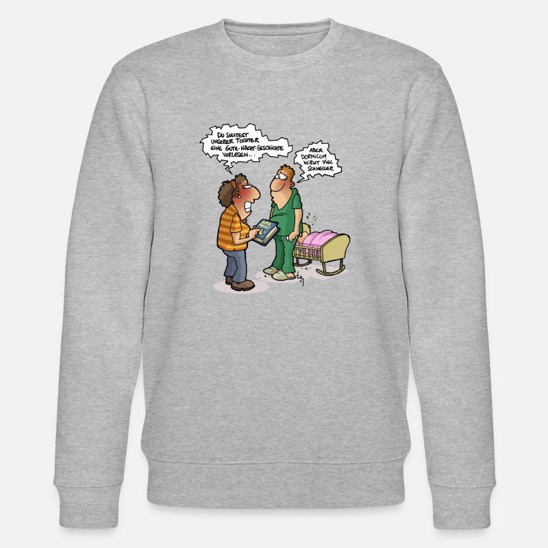 Gute Nacht! - Stanley/Stella Unisex Bio-Sweatshirt CHANGER  - Grau meliert