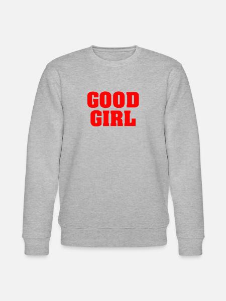 SWEET GOOD GIRL GOOD GIRL SUMMER FEMINIST - Stanley/Stella CHANGER Unisex Organic Sweatshirt - heather grey