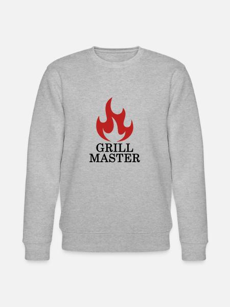 Grill Master - Grill Chef - Stanley/Stella CHANGER Unisex Organic Sweatshirt - heather grey