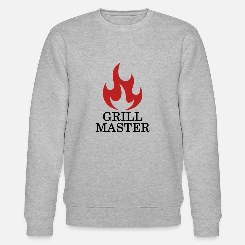 Grill Master - Grill Chef - Stanley/Stella Unisex Bio-Sweatshirt CHANGER  - Grau meliert