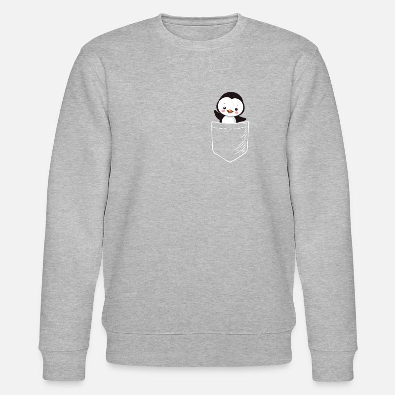 Pinguin - Stanley/Stella Unisex Bio-Sweatshirt CHANGER  - Grau meliert