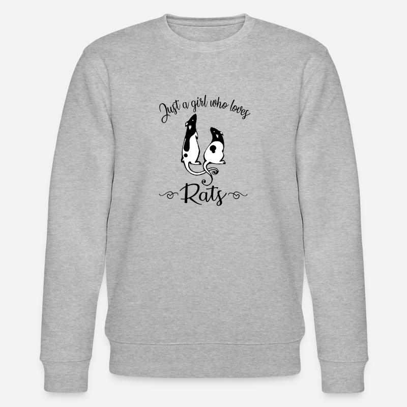 Hausratte - Stanley/Stella Unisex Bio-Sweatshirt CHANGER  - Grau meliert