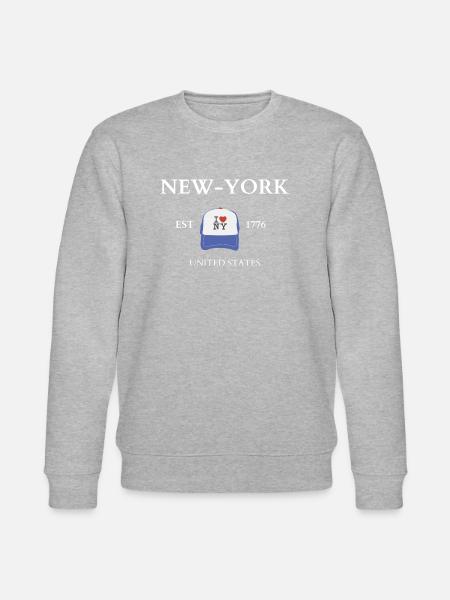 NEW YORK - Sweat bio CHANGER Stanley/Stella Unisexe - gris chiné