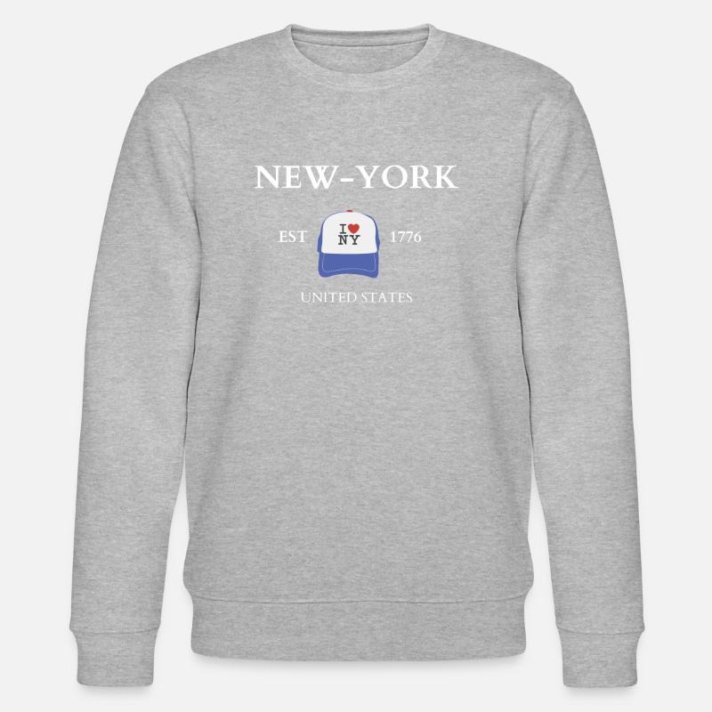 NEW YORK - Sweat bio CHANGER Stanley/Stella Unisexe - gris chiné