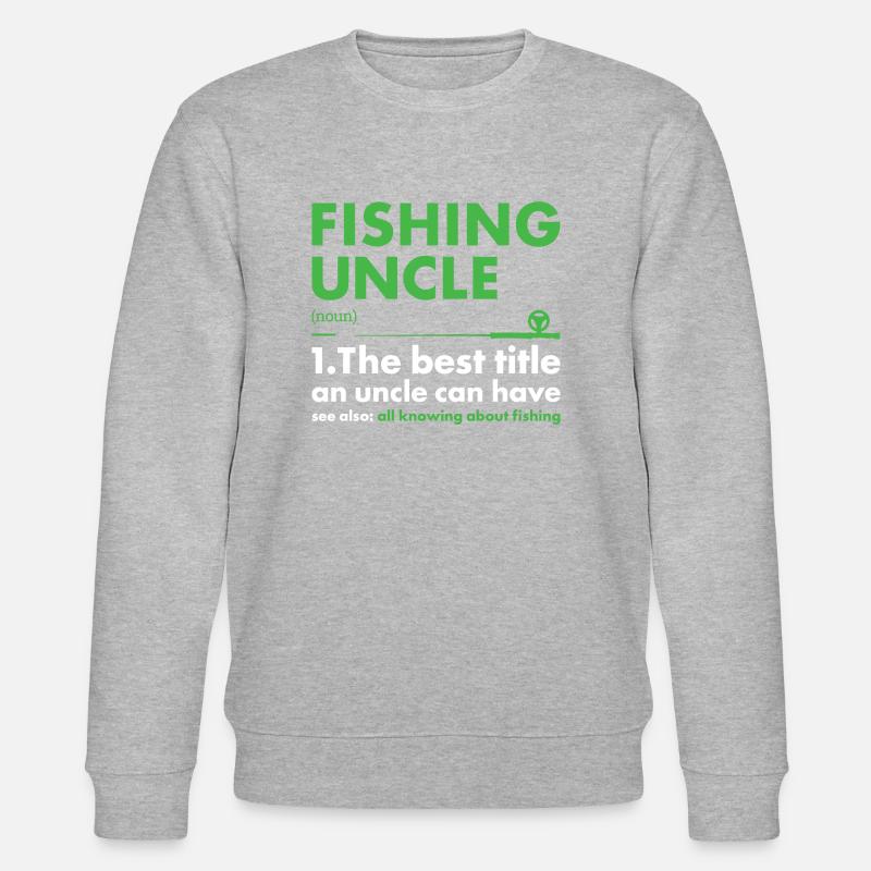 Fisher Uncle Definition Fishing - Stanley/Stella Unisex Bio-Sweatshirt CHANGER  - Grau meliert