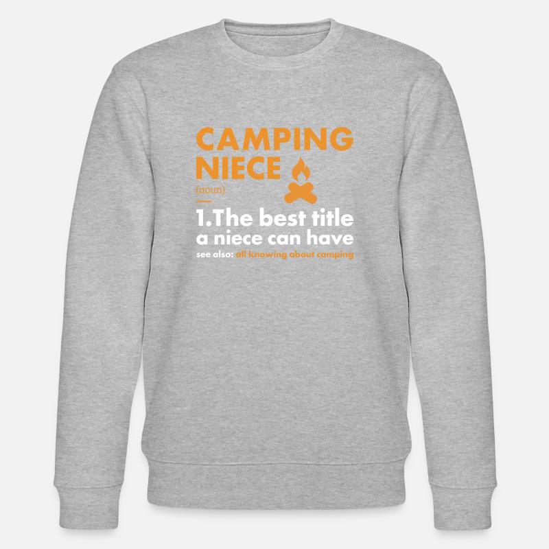 Camper Niece Définition Camping - Sweat bio CHANGER Stanley/Stella Unisexe - gris chiné
