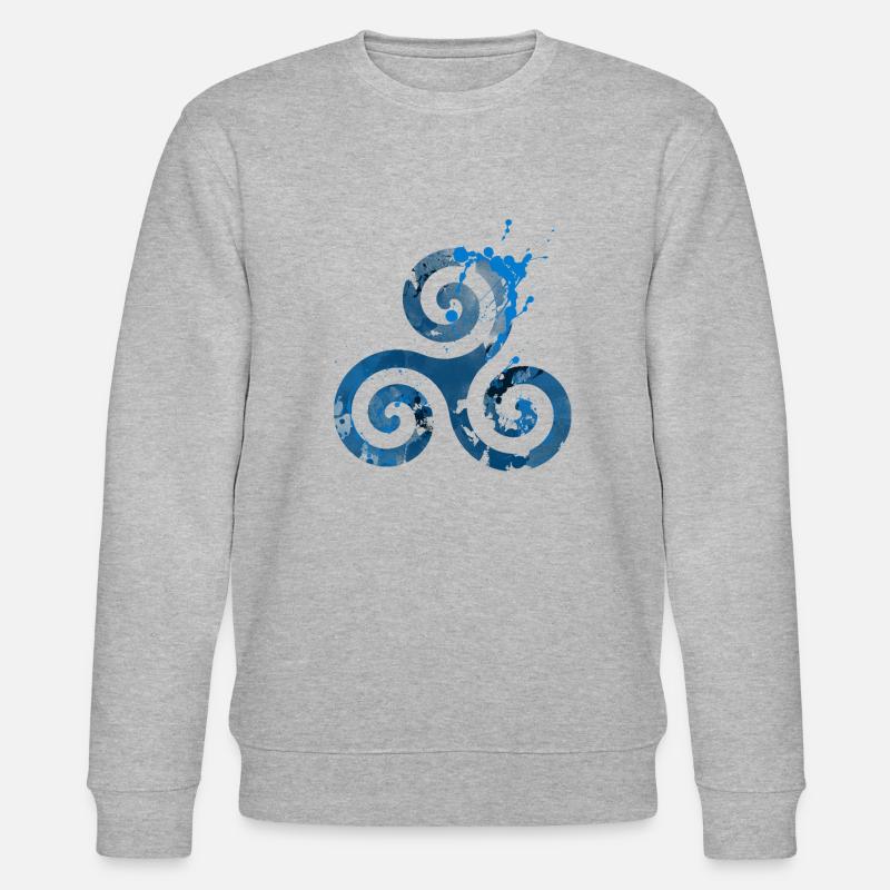 Celtic Triskelion - Stanley/Stella Unisex Bio-Sweatshirt CHANGER  - Grau meliert