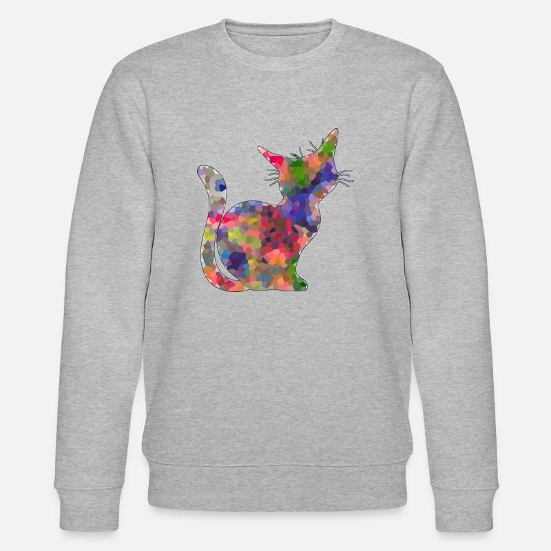 Chat - Sweat bio CHANGER Stanley/Stella Unisexe - gris chiné