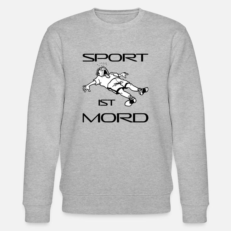 Sport ist Mord - Stanley/Stella Unisex Bio-Sweatshirt CHANGER - Grau meliert